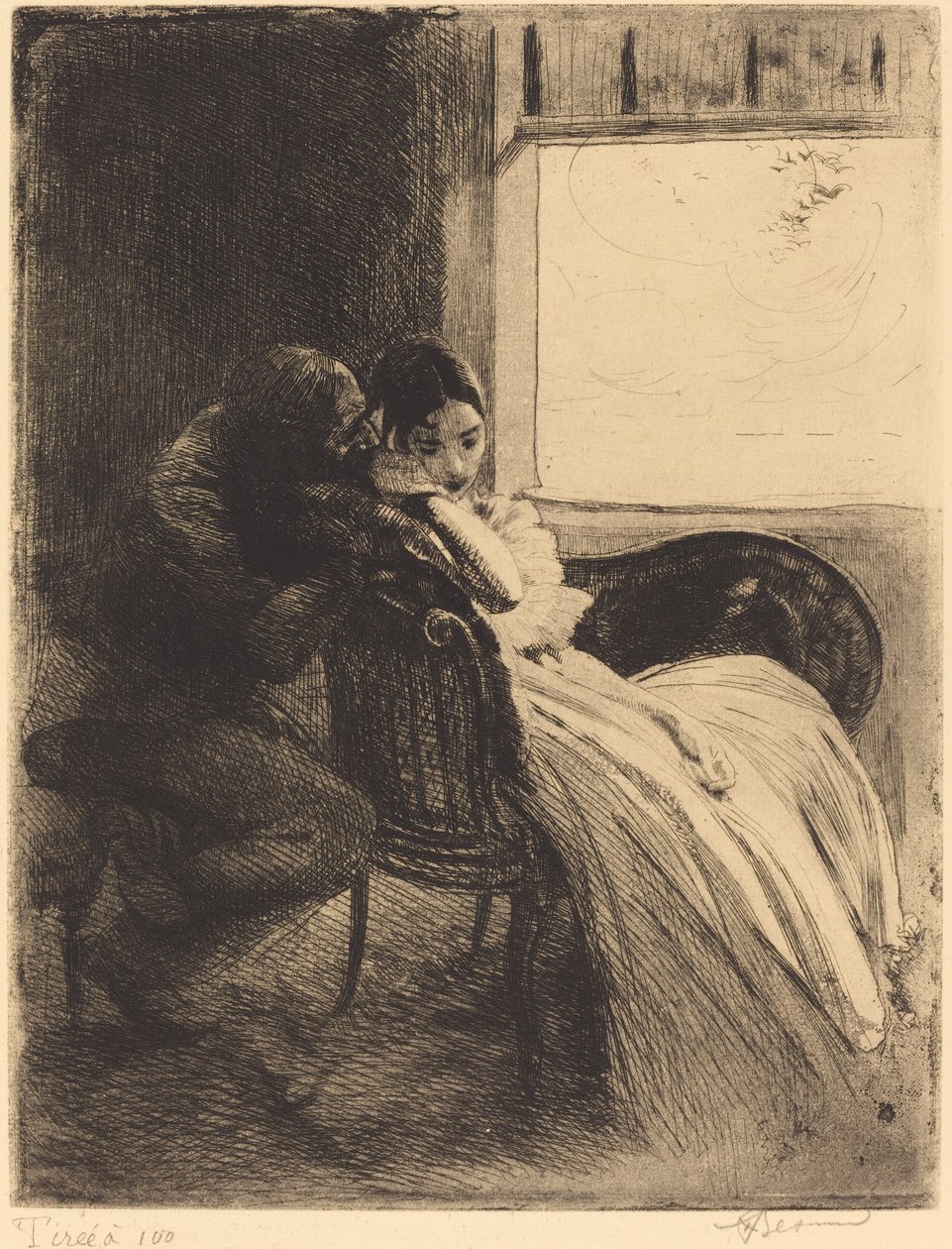 Flørt av Albert Besnard