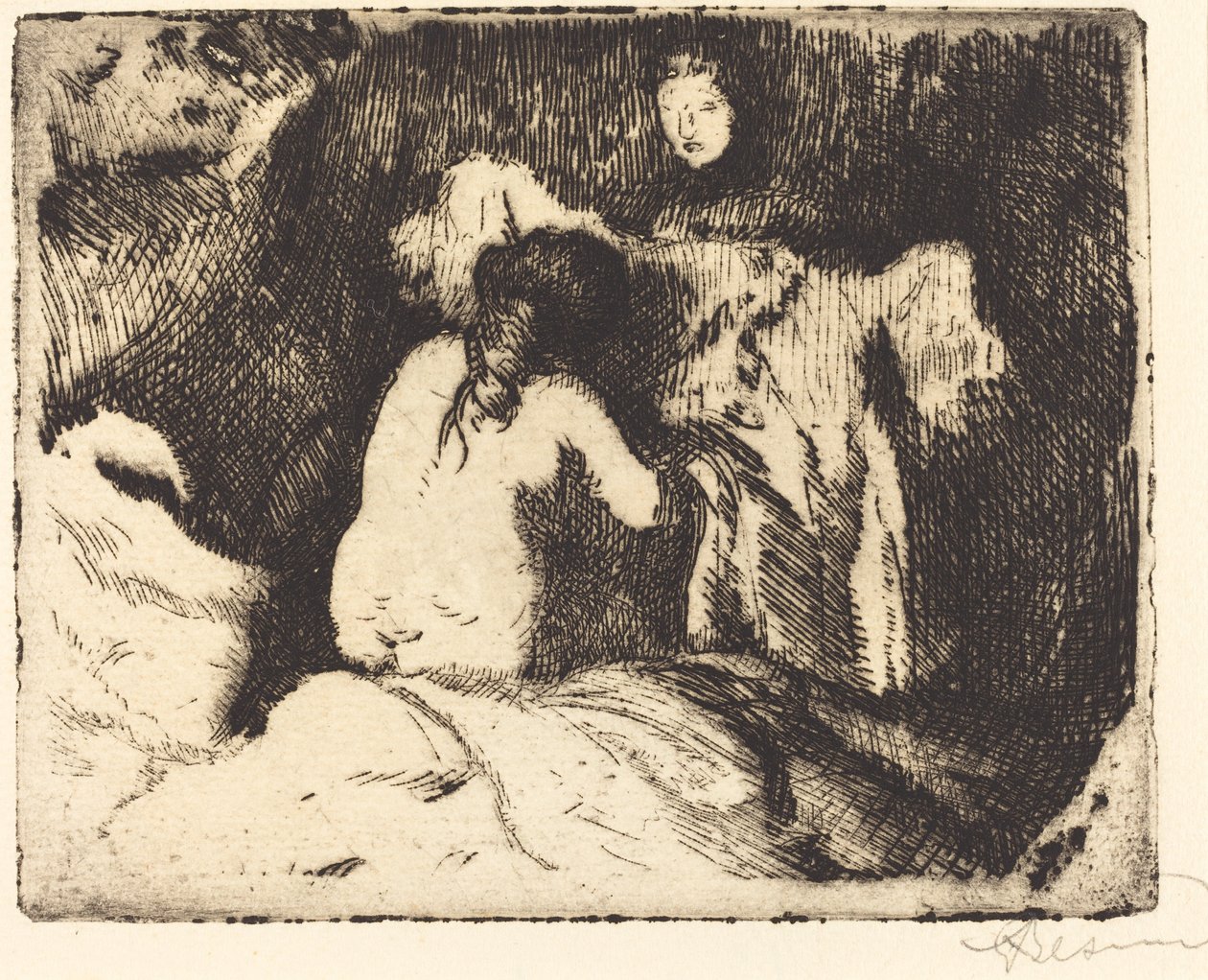 Oppreisning (Le spak) av Albert Besnard