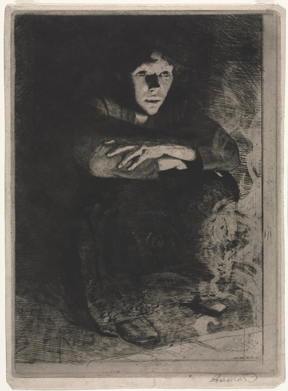 I asken, 1887. av Paul Albert Besnard