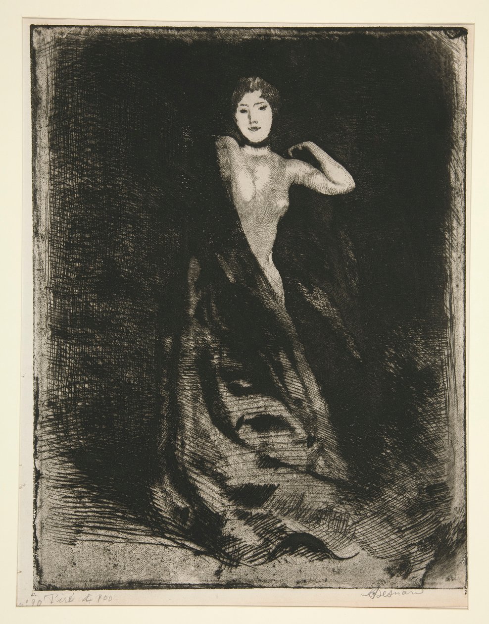 The Woman (Frontispice) av Albert Besnard