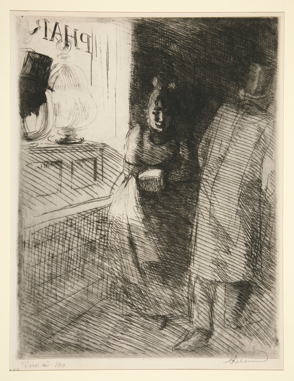 La Prostitution (prostitusjon) av Albert Besnard
