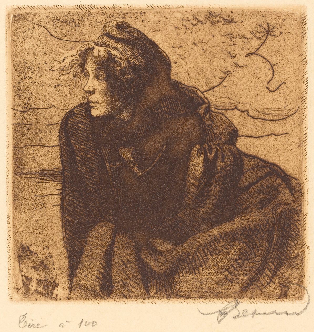 Melankoli (Melankoli) av Albert Besnard