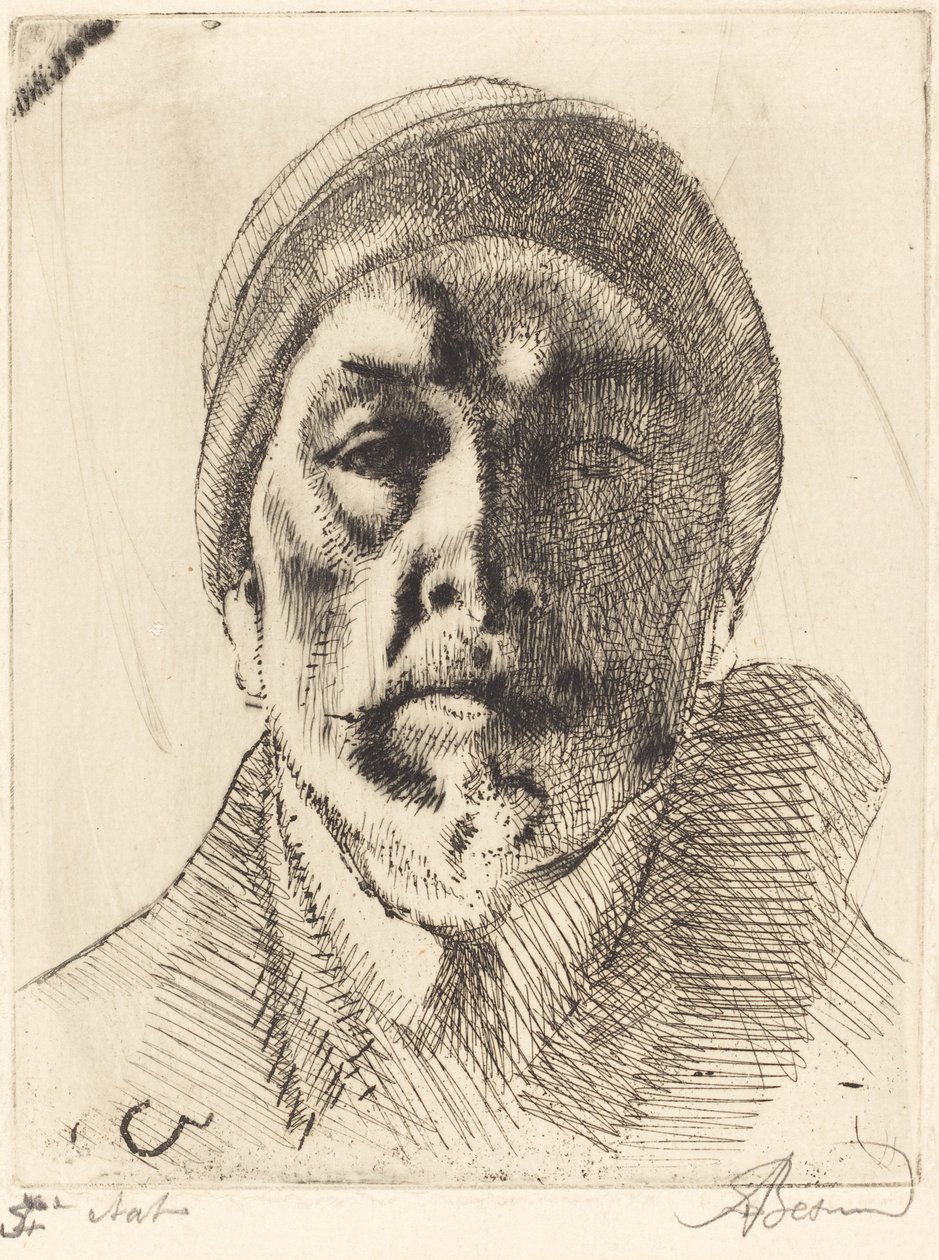 Selvportrett av Albert Besnard