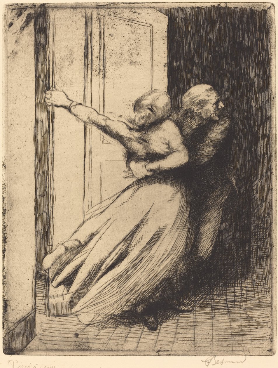 Voldtekten (Le Viol) av Albert Besnard
