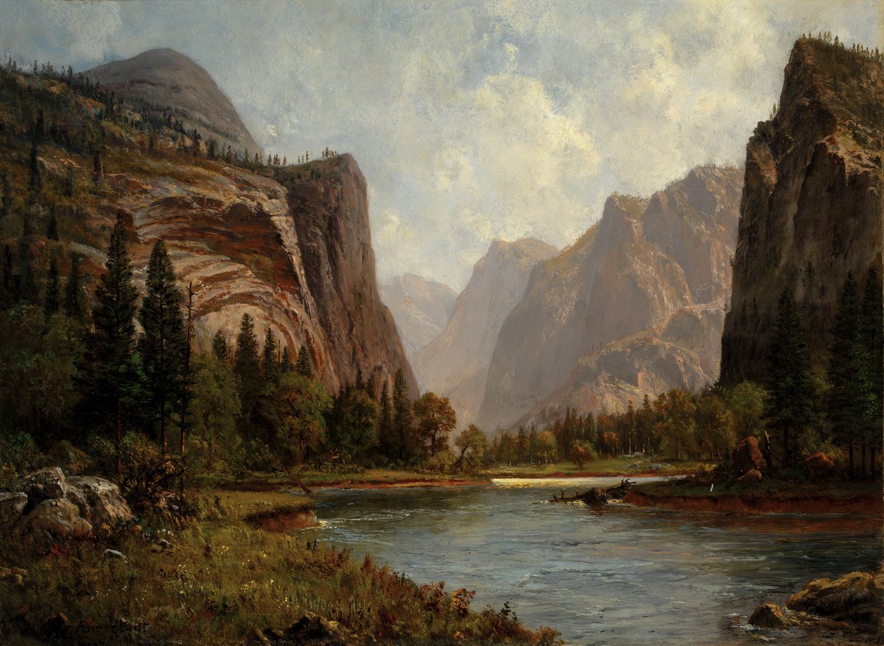 Gates of the Yosemite, ca. 1882. av Albert Bierstadt