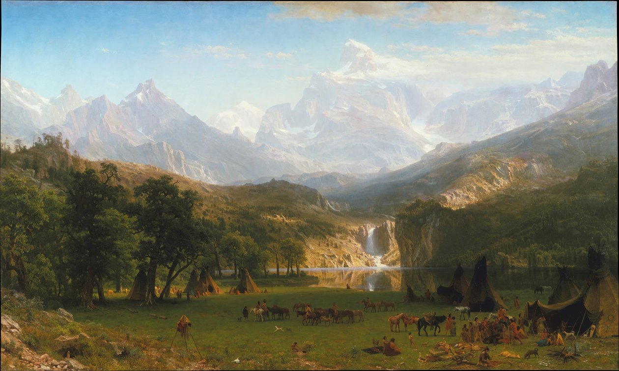 Rocky Mountains, Landers Peak, 1863. av Albert Bierstadt