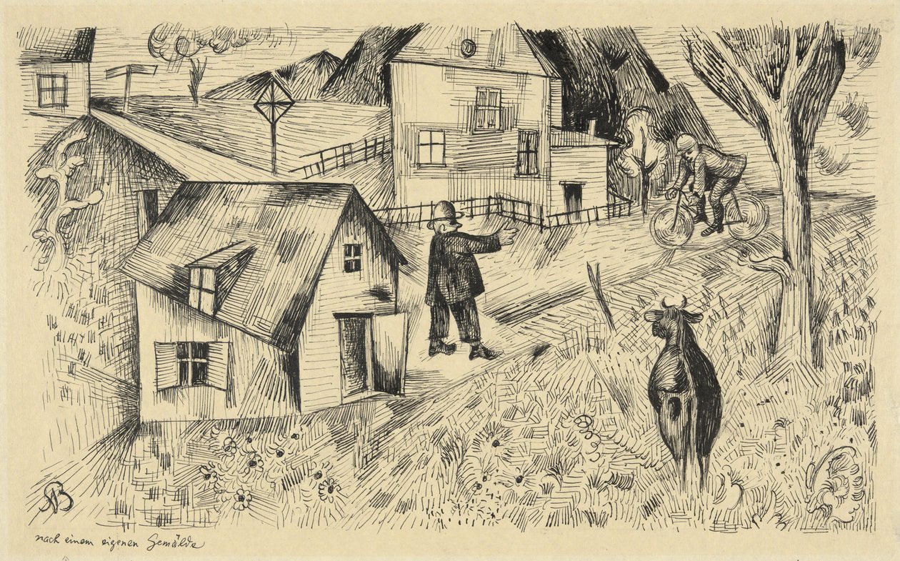 Feierabend (feriekveld) av Albert Bloch