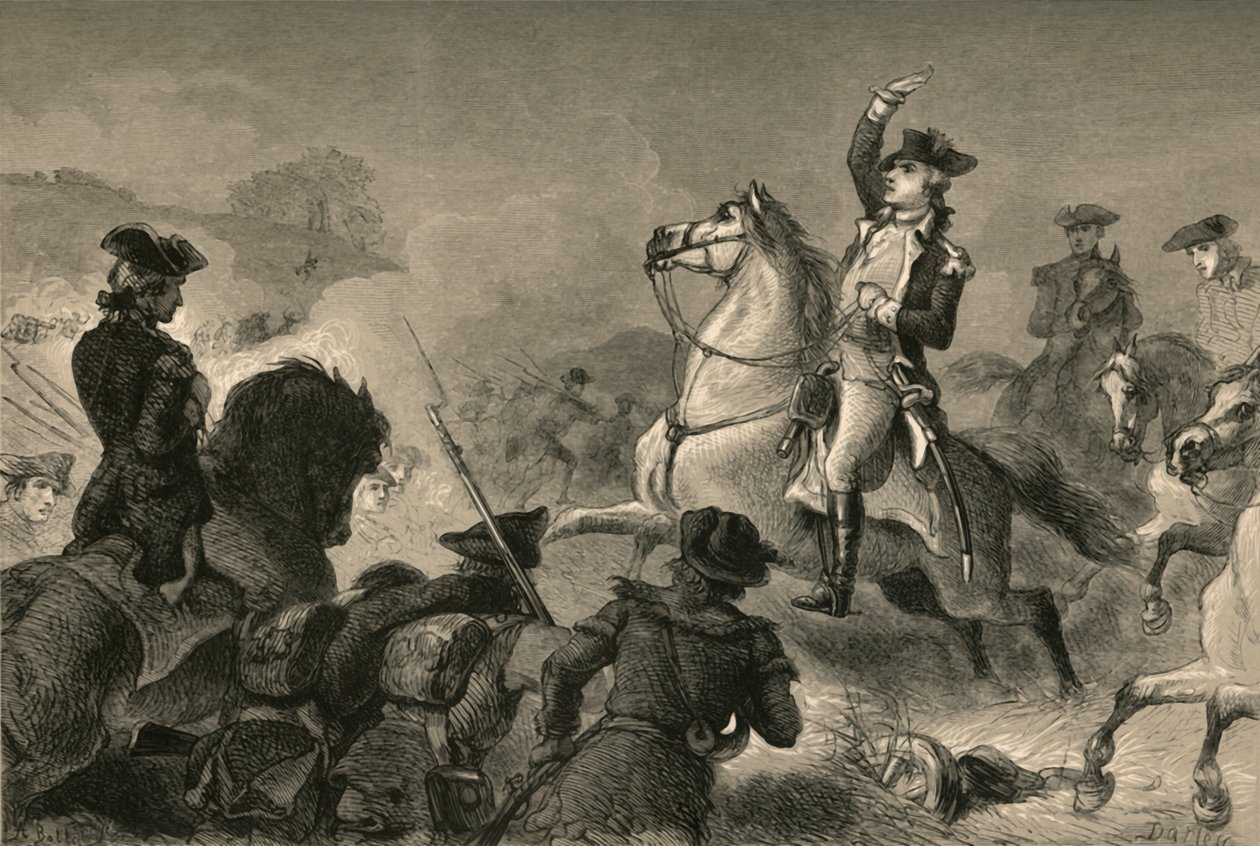 Washington i Monmouth, 1877. av Albert Bobbett