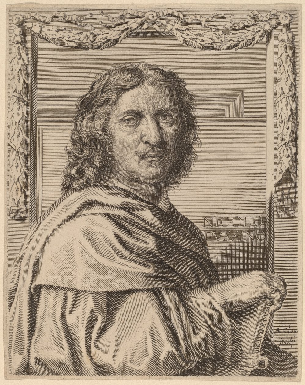 Nicholas Poussin av Albert Clouet