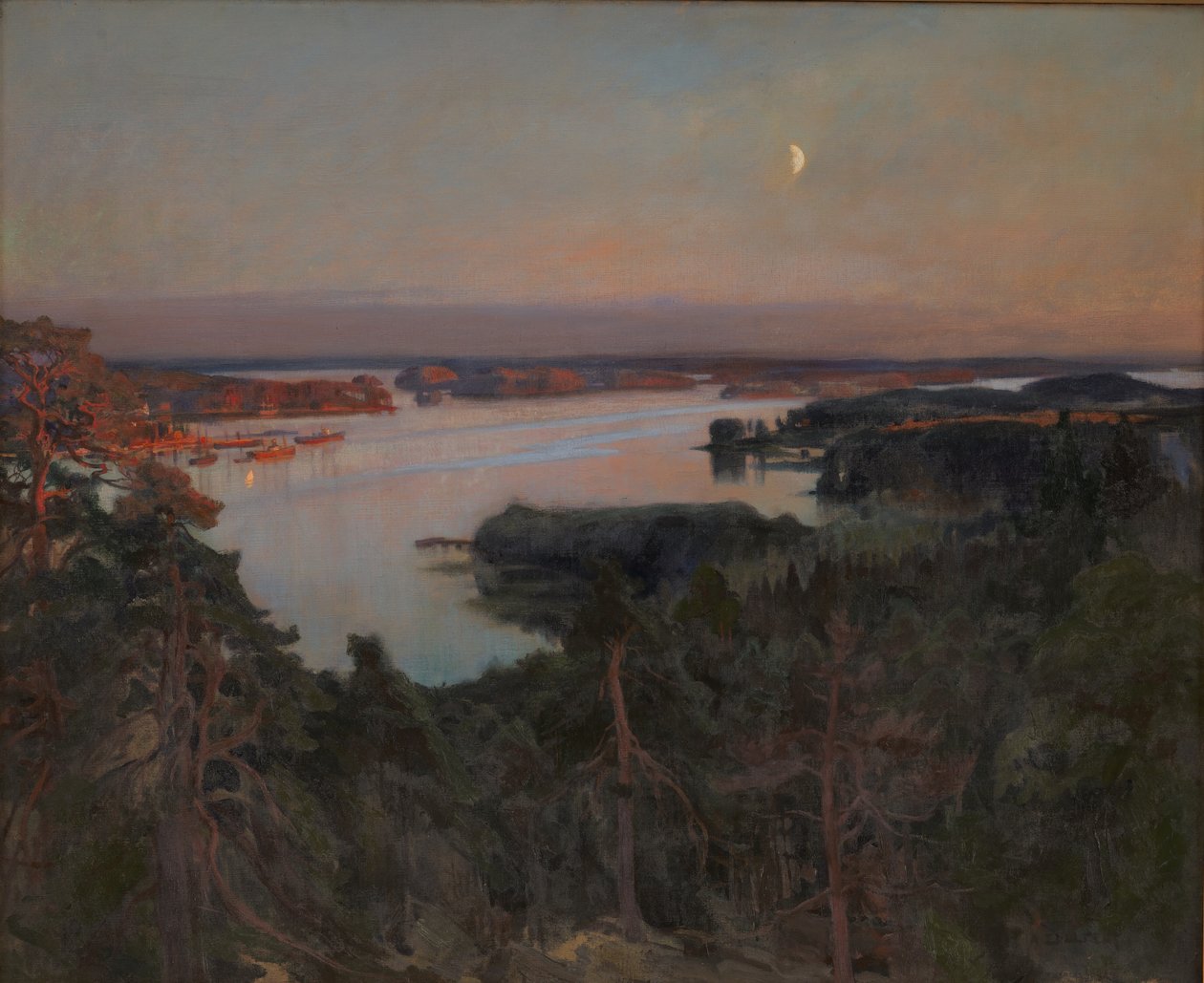 Sommerkveld, Haikofjorden av Albert Gustaf Aristides Edelfelt