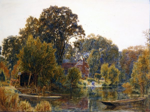 Ospetrær om høsten av Albert Goodwin
