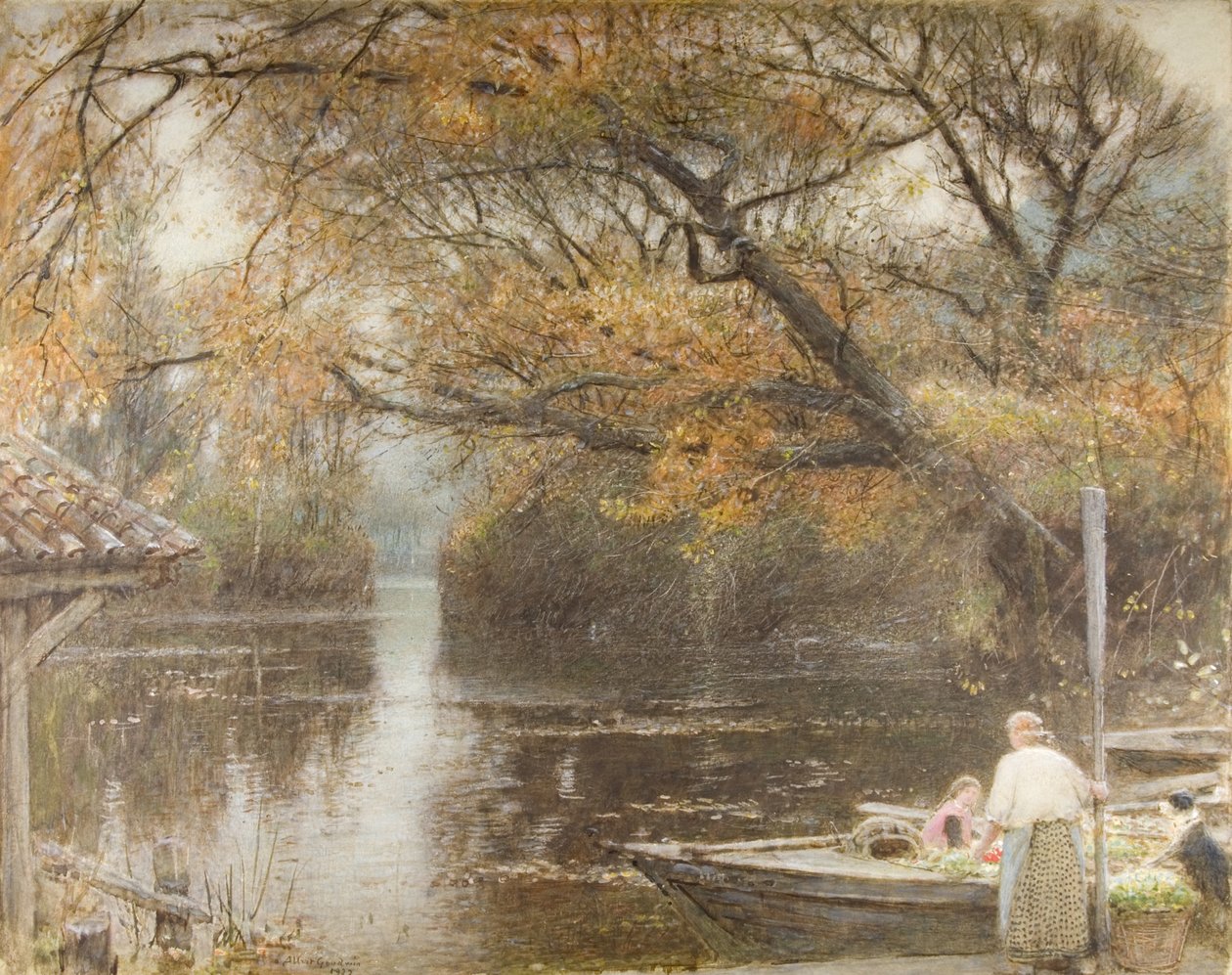 Høstglød av Albert Goodwin