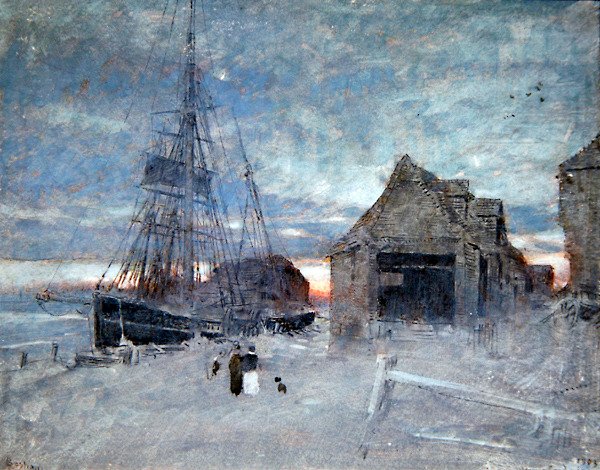 Bosham av Albert Goodwin