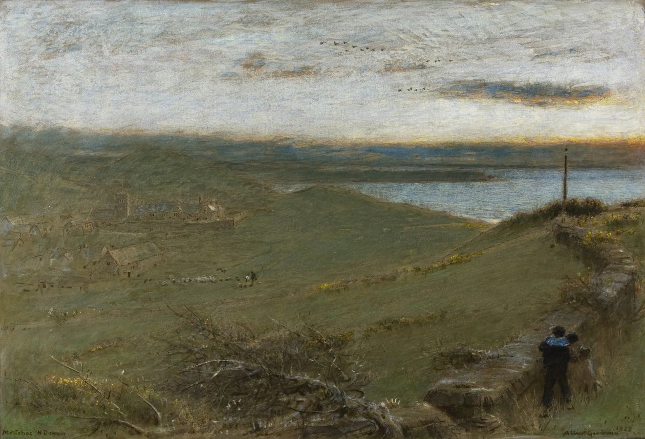 Mortehoe, Nord-Devon av Albert Goodwin