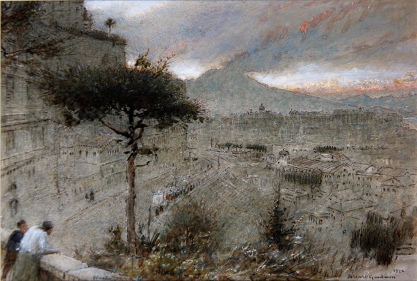 Napoli av Albert Goodwin