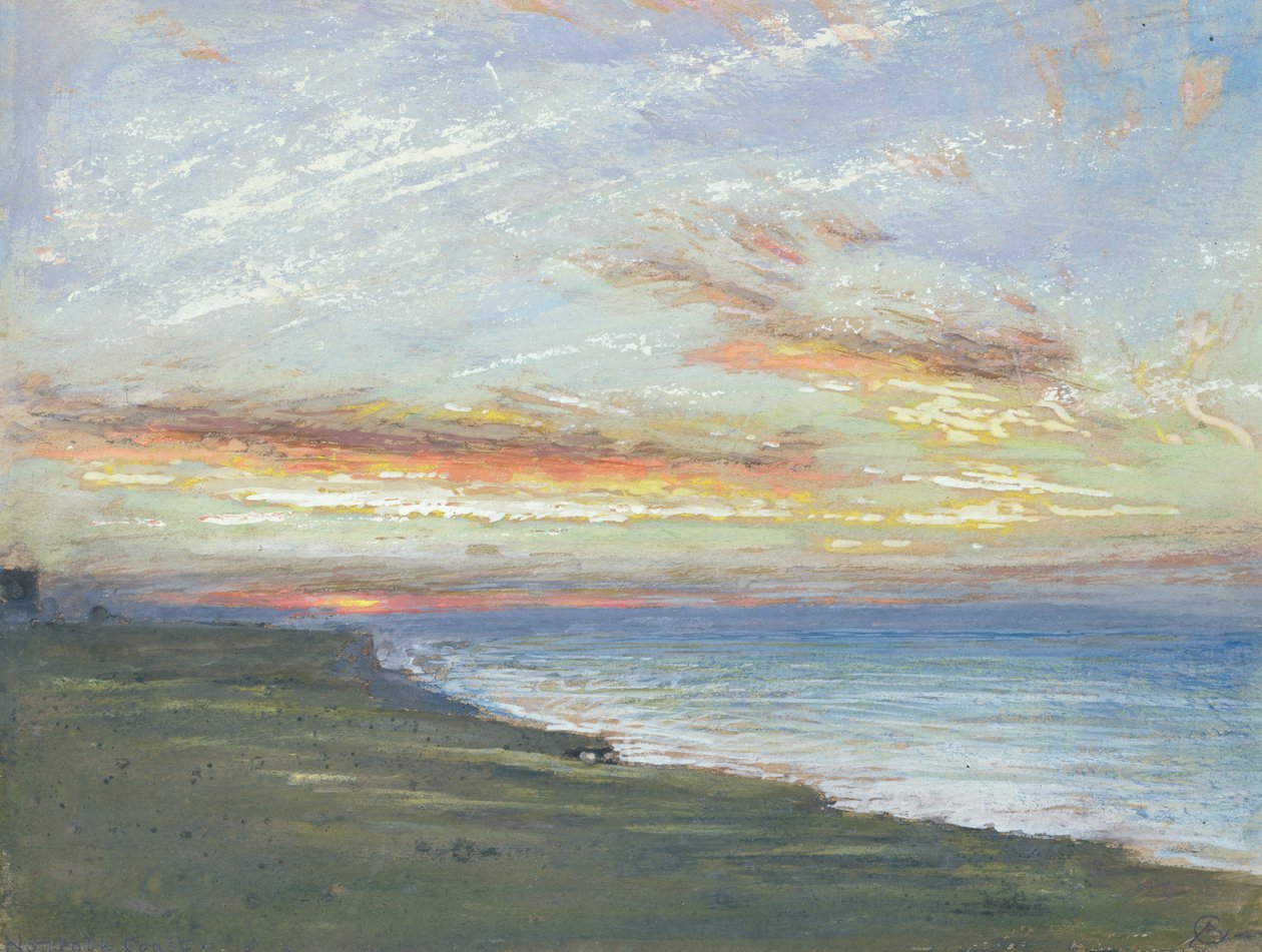 Norfolkkysten av Albert Goodwin