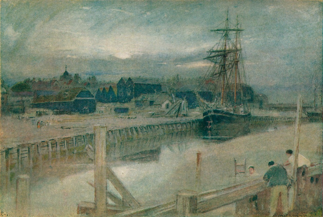 Rye, 1911 av Albert Goodwin
