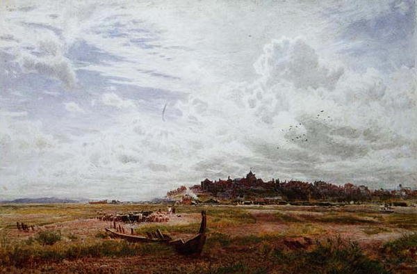 Rye, Sussex av Albert Goodwin