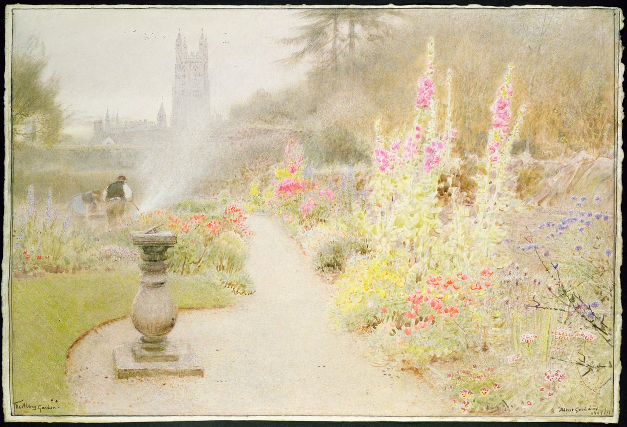 Klosterhagen av Albert Goodwin