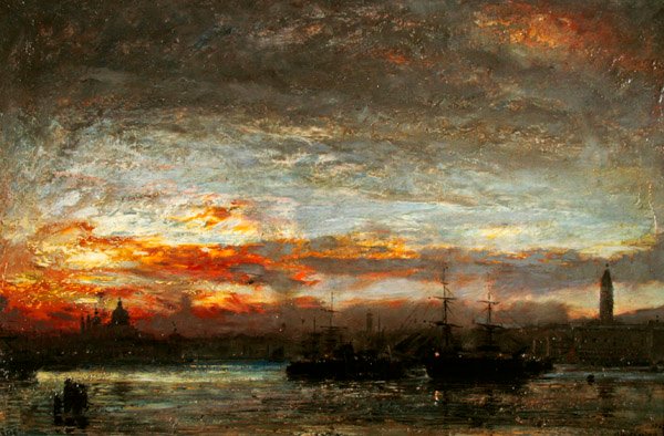 Venezia av Albert Goodwin