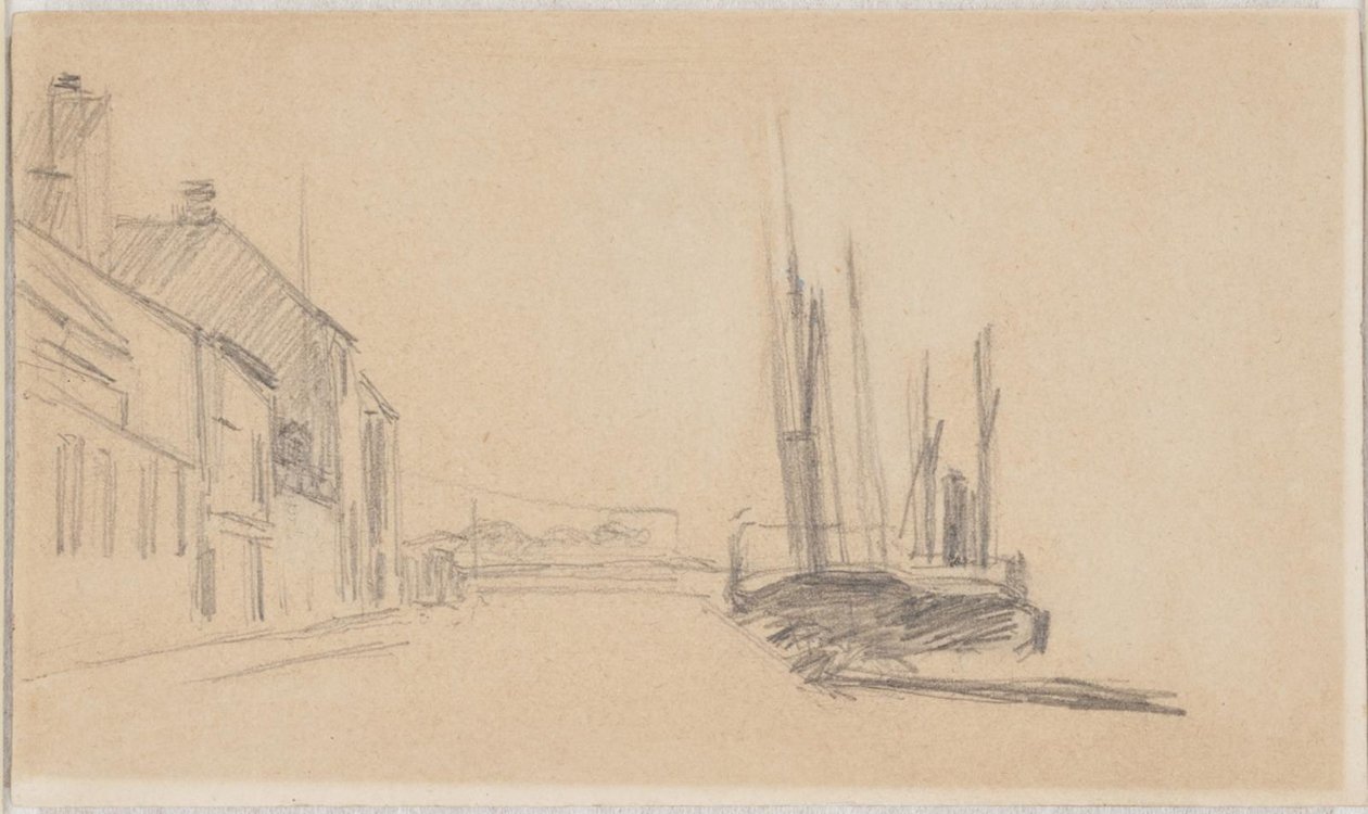 Helsingør havn av Albert Gottschalk