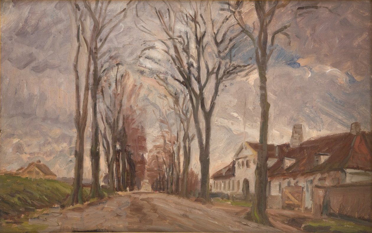 Lyngbyvejen ved Vintappergården av Albert Gottschalk