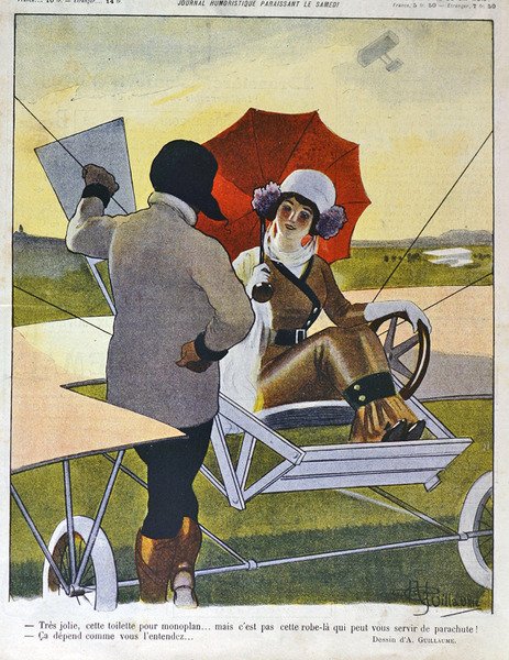 Fly (farge litho) av Albert Guillaume