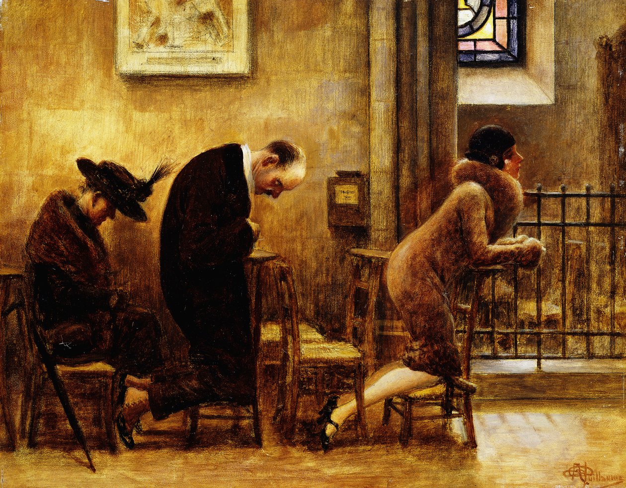 Kontemplasjon; Speilbilde, av Albert Guillaume