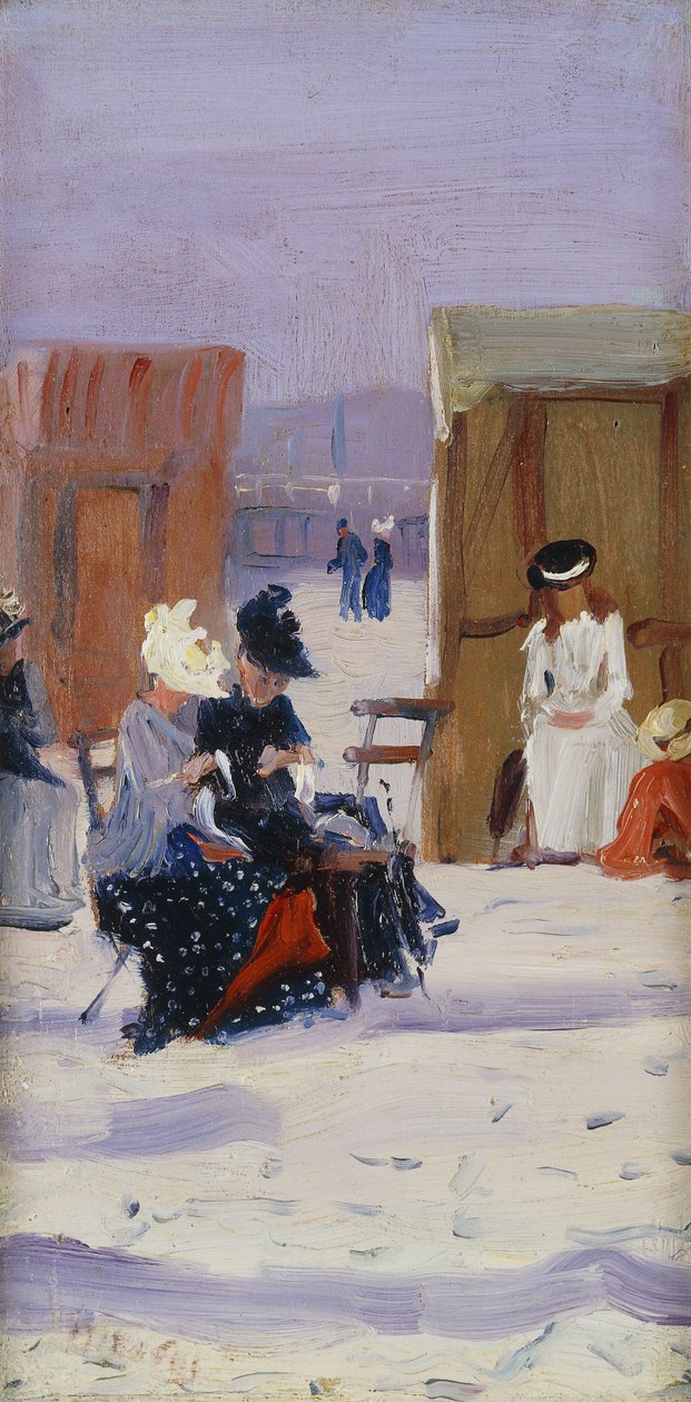 På stranda, av Albert Jnr. Ludovici