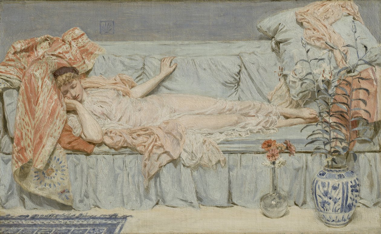Liljer, 1866 av Albert Joseph Moore