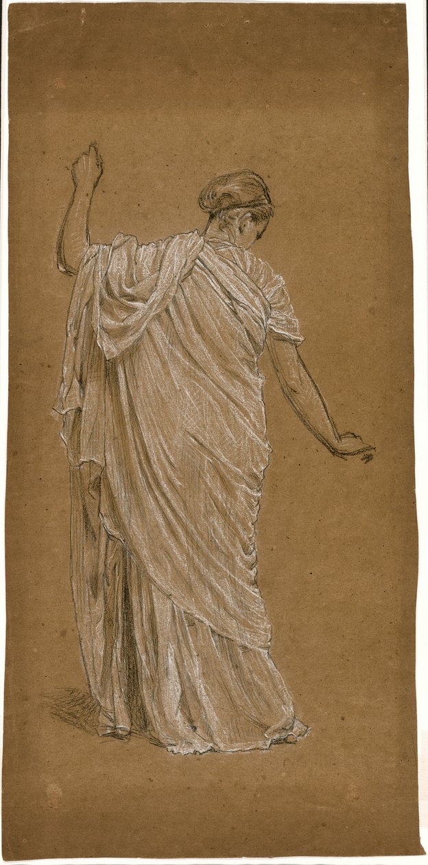 Studie for "A Garden" av Albert Joseph Moore
