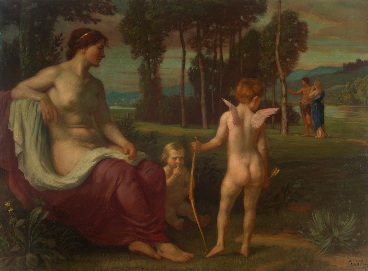Amor og Psyche av Albert Lang