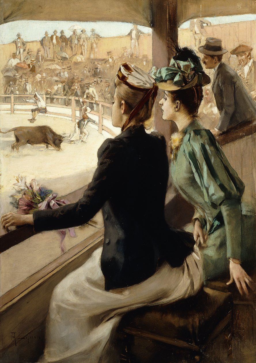 På tyrefekten, av Albert Lynch