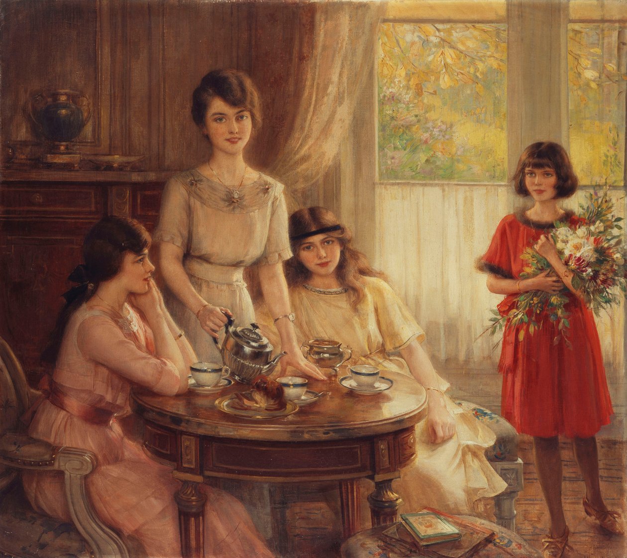 Tea Time; Te-tid, av Albert Lynch