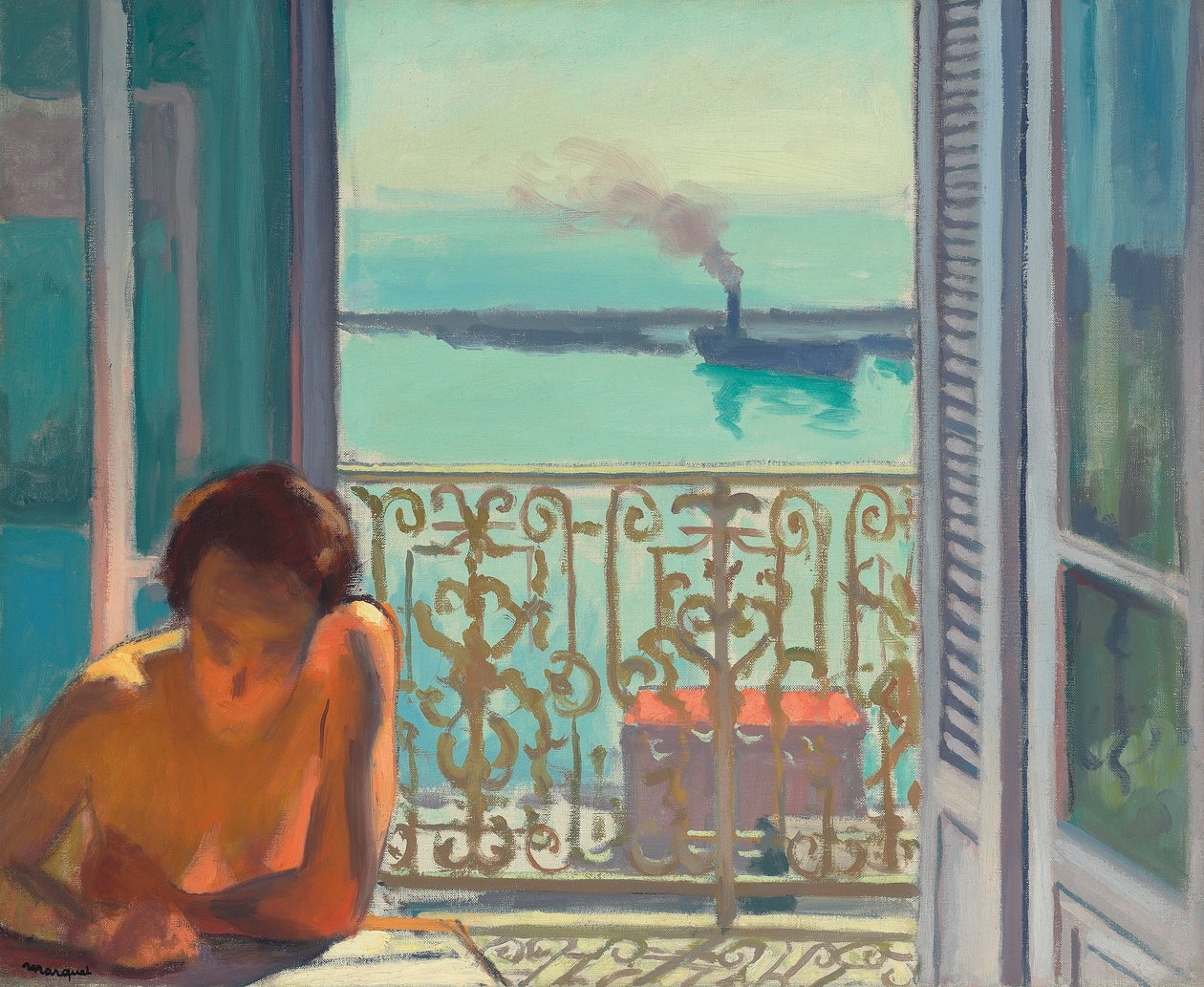 Baklys, Alger av Albert Marquet