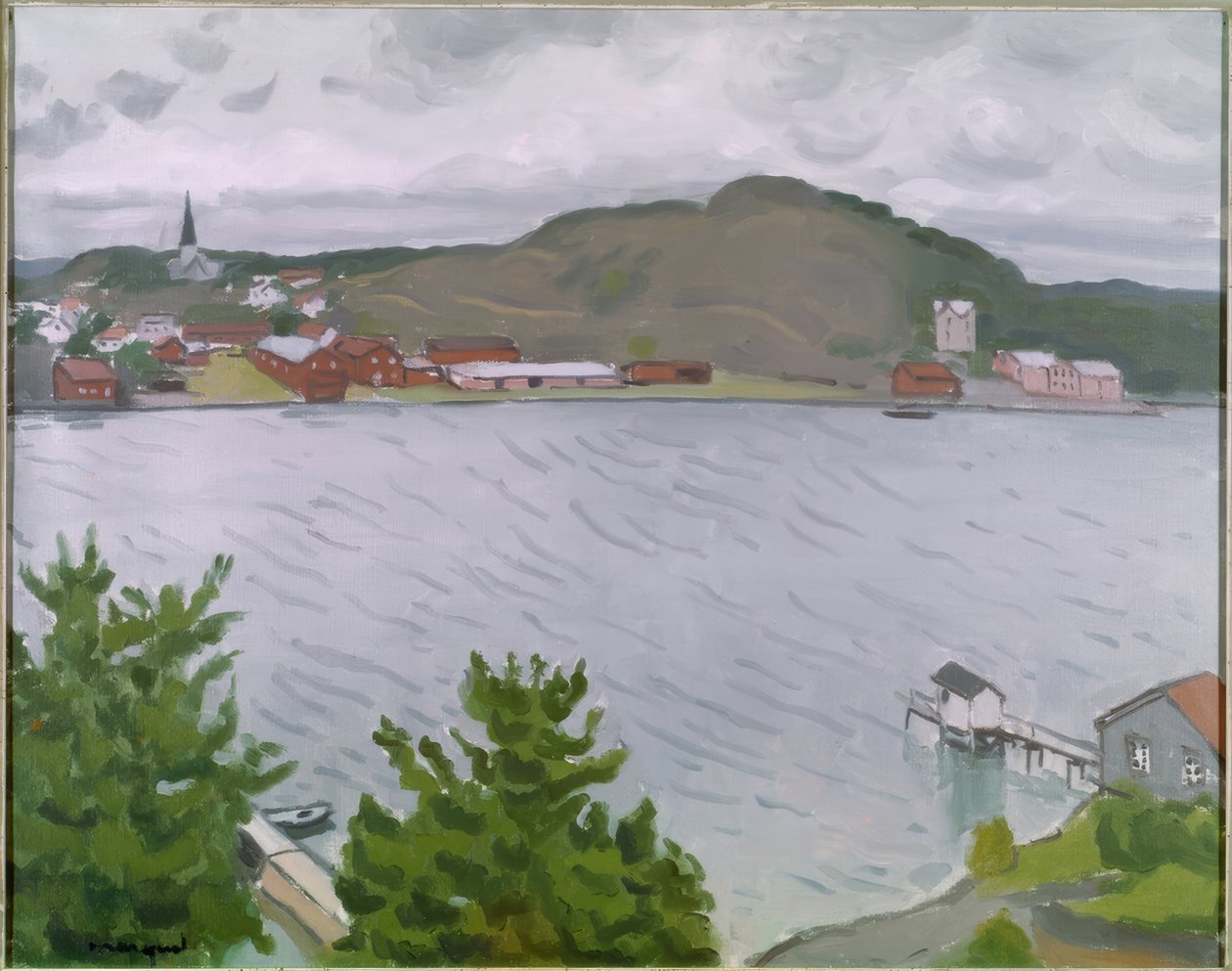 Grimstad, Norvège av Albert Marquet
