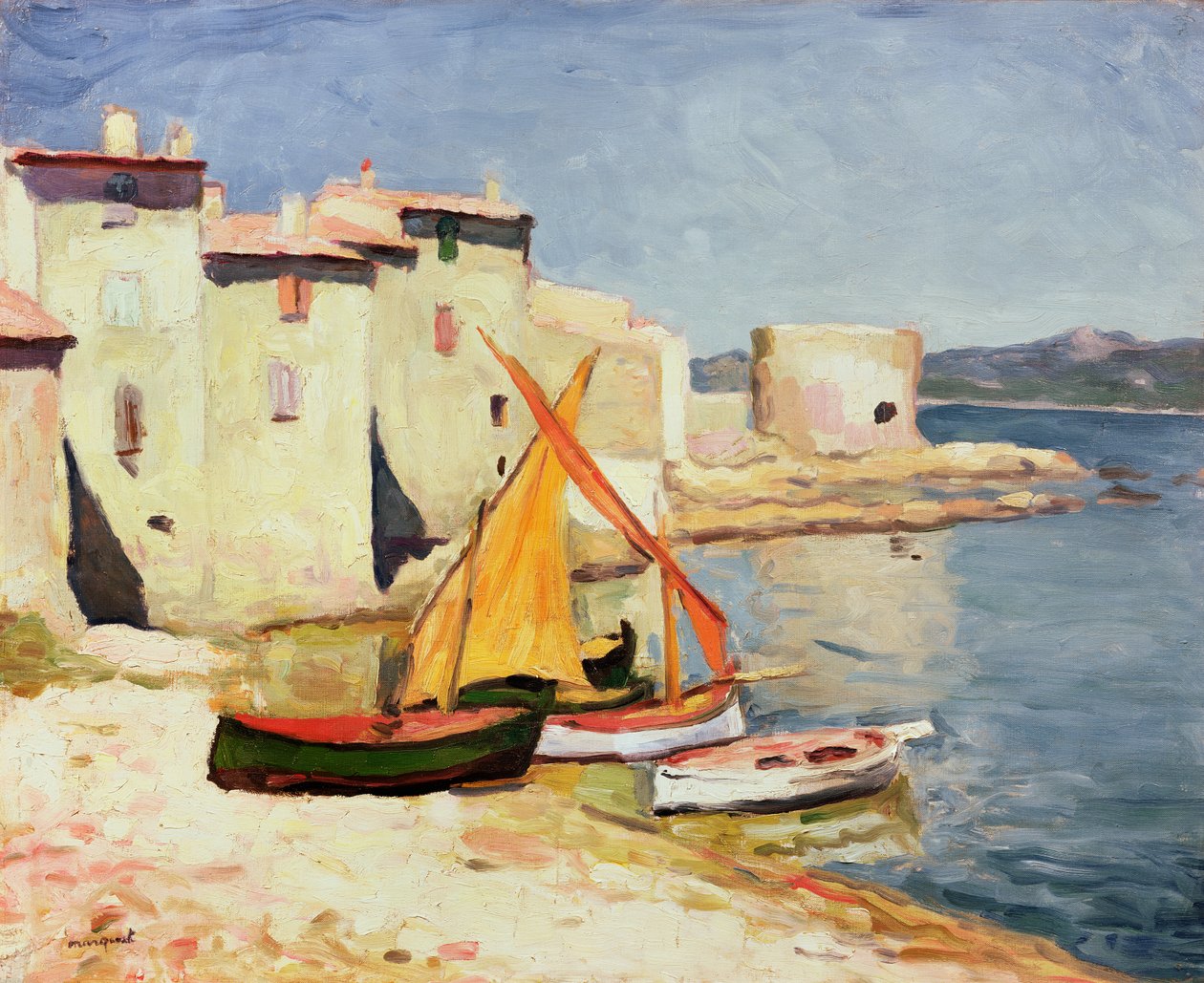 Saint-Tropez, ca. 1905 (olje på lerret) av Albert Marquet