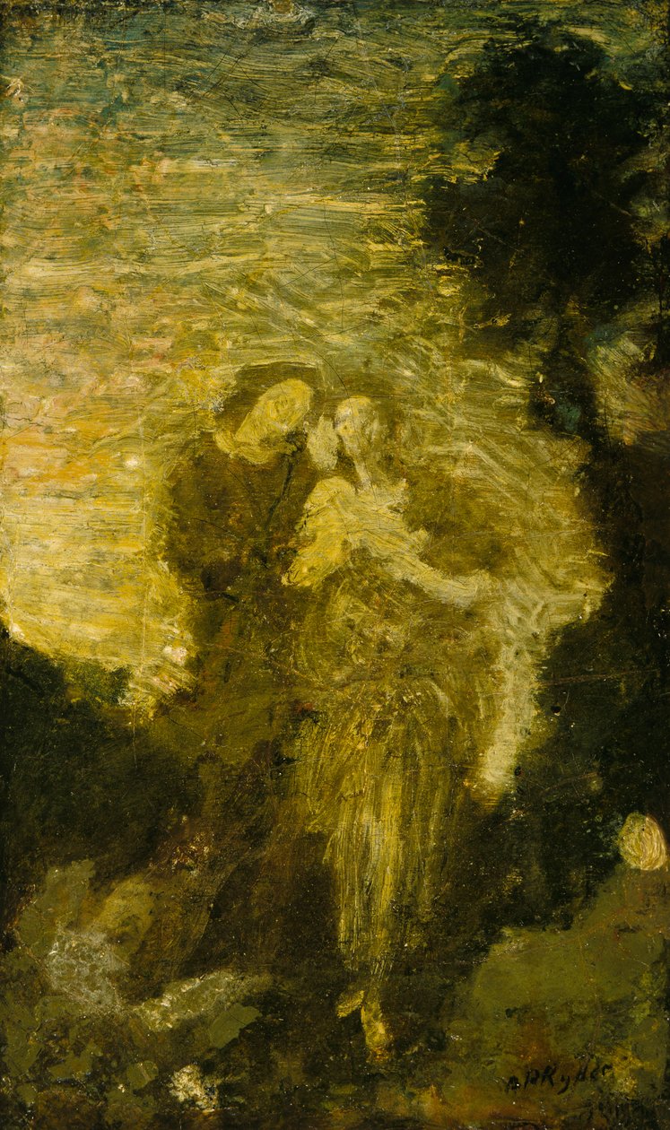 Florizel og Perdita, innen 1887. av Albert Pinkham Ryder
