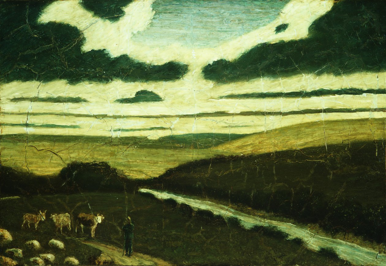 Landskap, 1897-98 . av Albert Pinkham Ryder