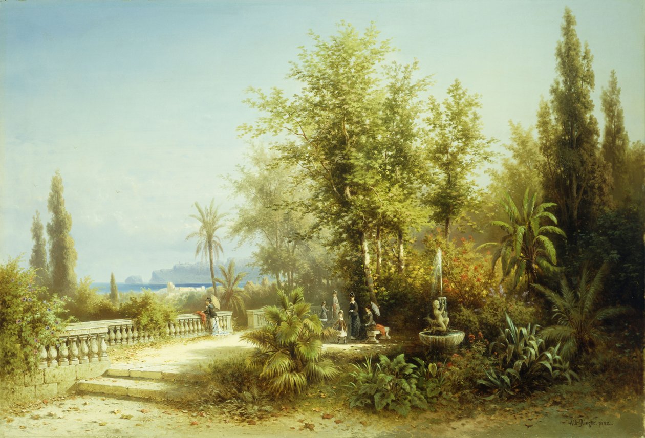 Utsikt over Trieste av Albert Rieger