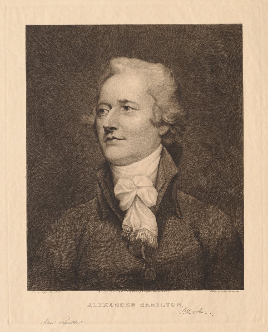 Alexander Hamilton, 1895. av Albert Rosenthal