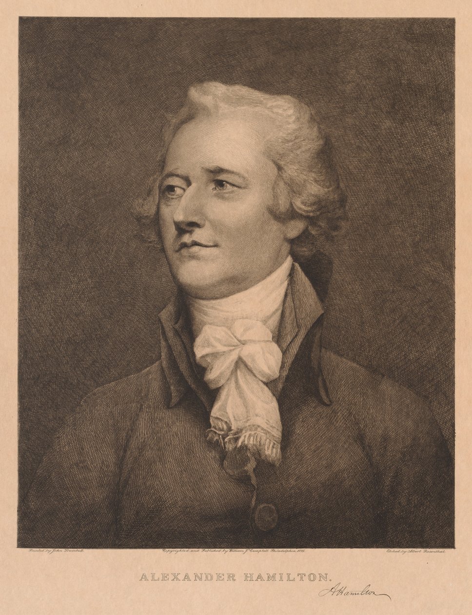 Alexander Hamilton, 1895. av Albert Rosenthal