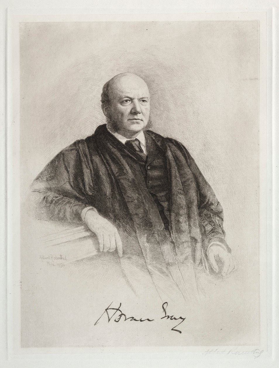 Horace Gray, 1890. av Albert Rosenthal