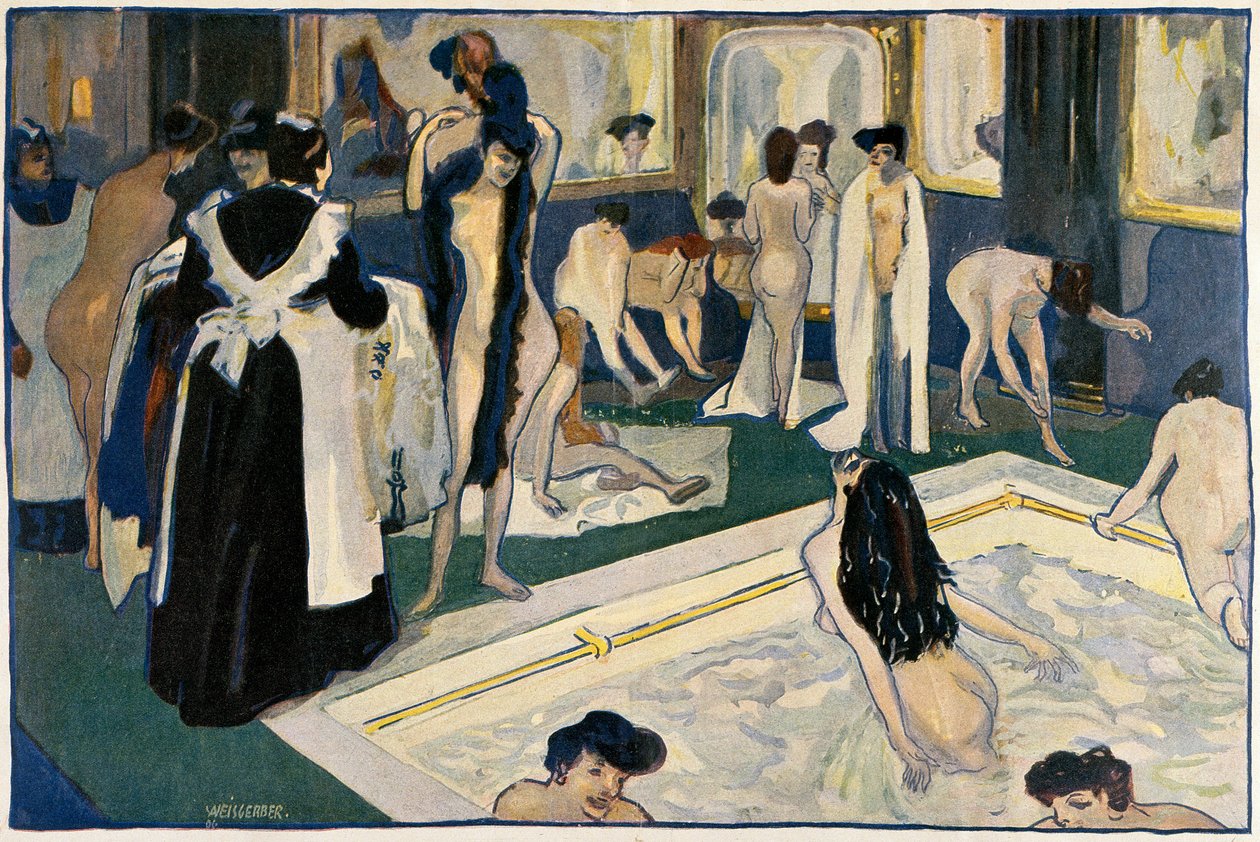 Bad i Paris av Albert Weisgerber