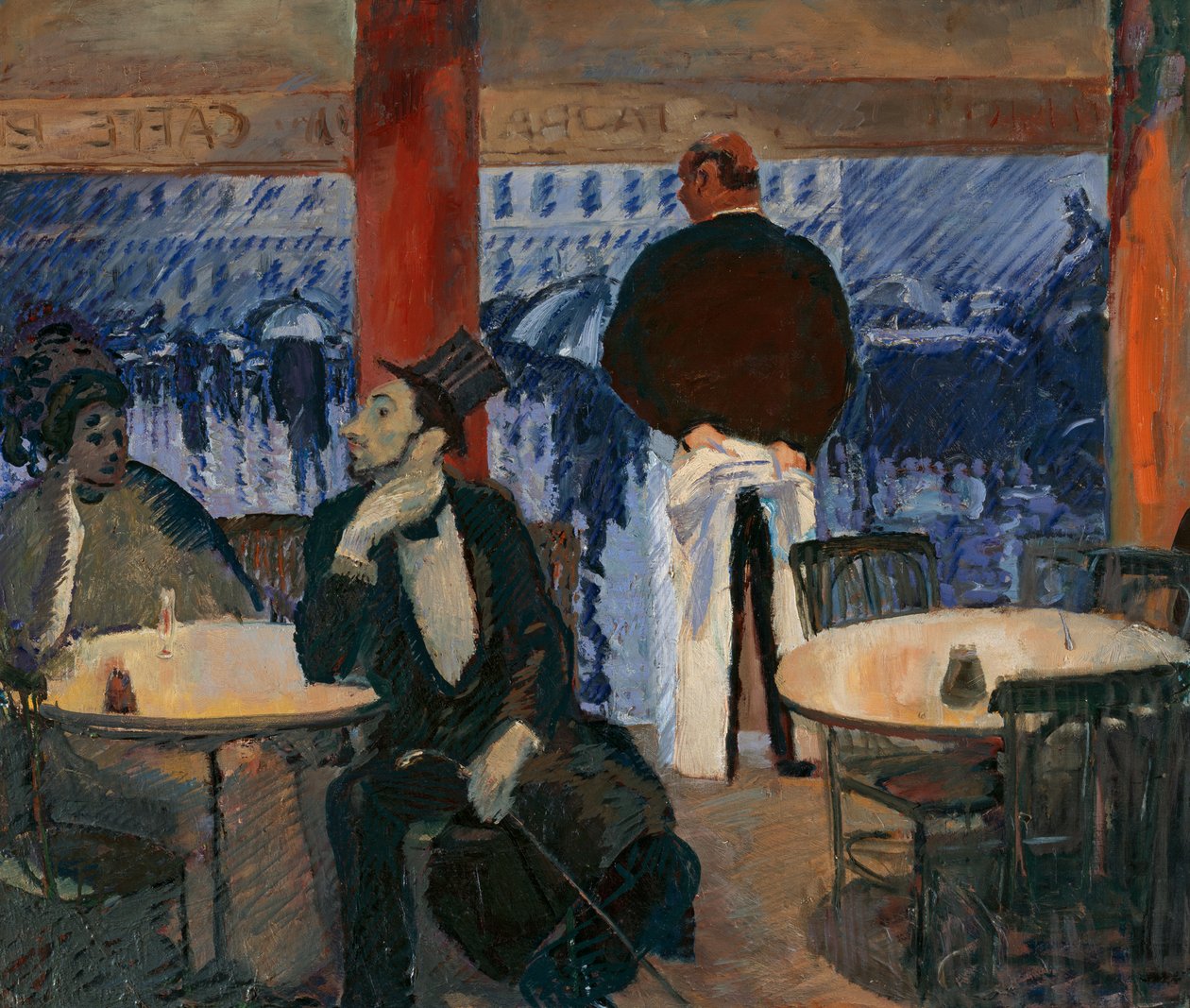 Pariser kafé av Albert Weisgerber