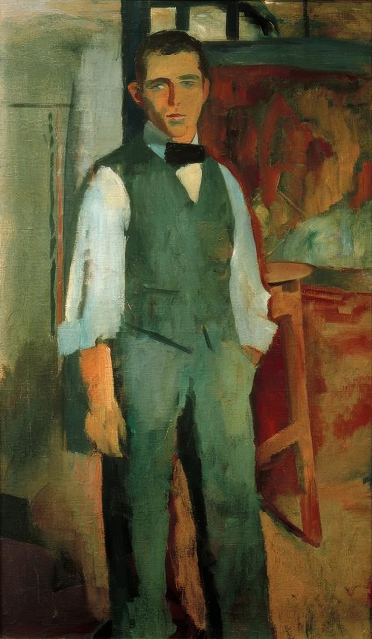 Selvportrett av Albert Weisgerber