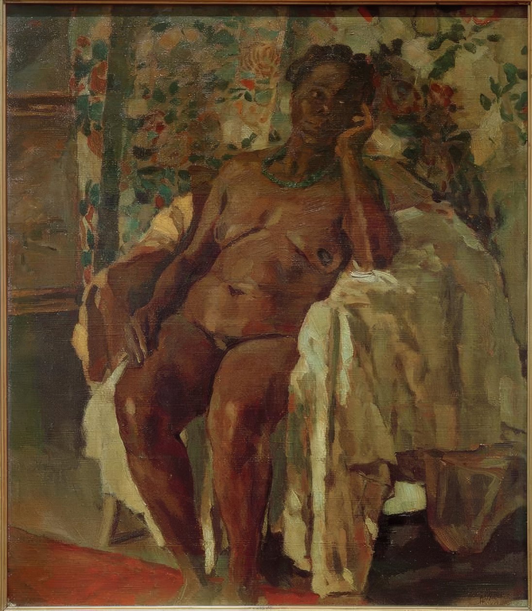 Sittende (Sittende Negress) av Albert Weisgerber