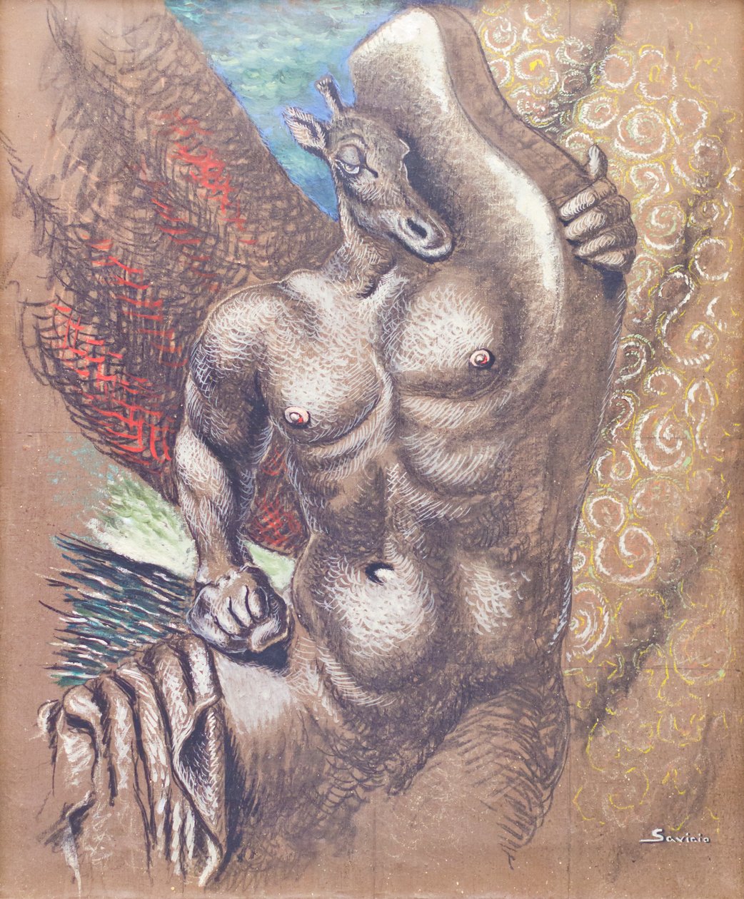 Kreta av Alberto (1891 1952) Savinio