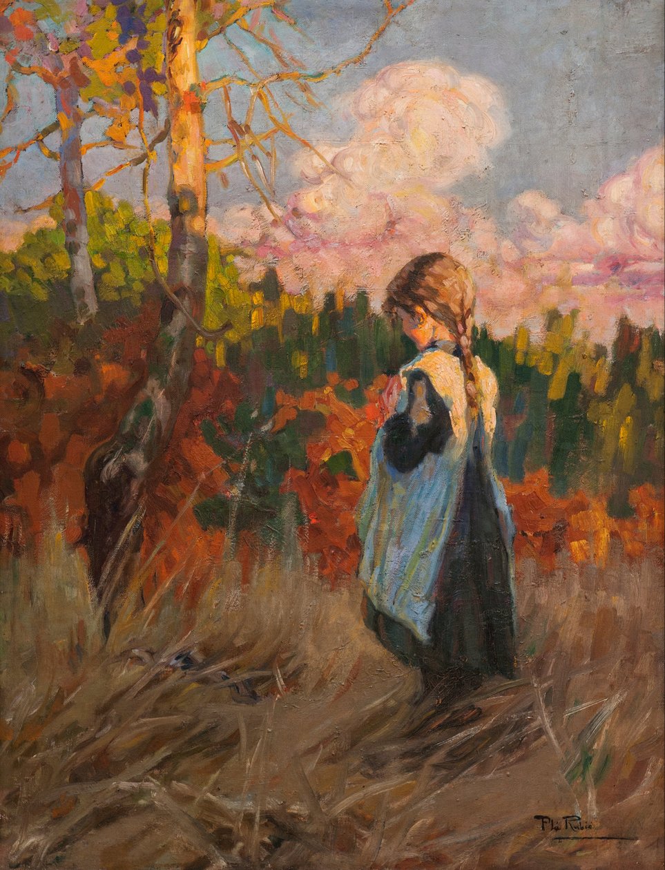 Girl in a Field av Alberto Plá Rubio
