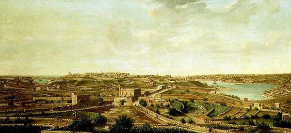 Utsikt over Valletta, Malta av Alberto Pullicino